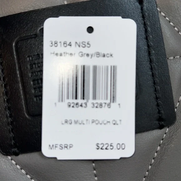 Coach Large Multifunctional Pouch With Quilting - Picture 9 of 9